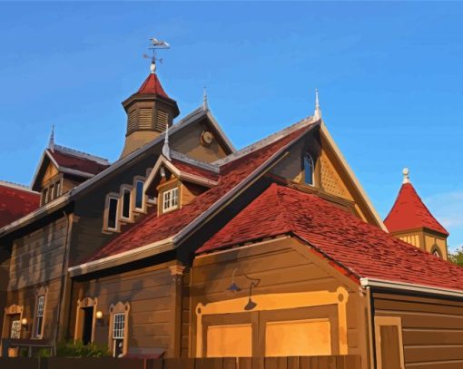 Winchester Mystery House Santa Clara Paint By Numbers