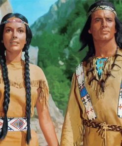 Winnetou Movie Characters Paint By Numbers