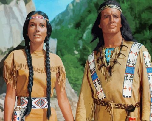 Winnetou Movie Characters Paint By Numbers