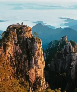 Yellow Mountain Huangshan China Paint By Numbers