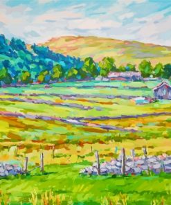 Yorkshire Dales Landscape Art Paint By Numbers