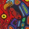 Abstract Canadian Indigenous Art Paint By Numbers