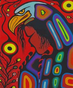 Abstract Canadian Indigenous Art Paint By Numbers