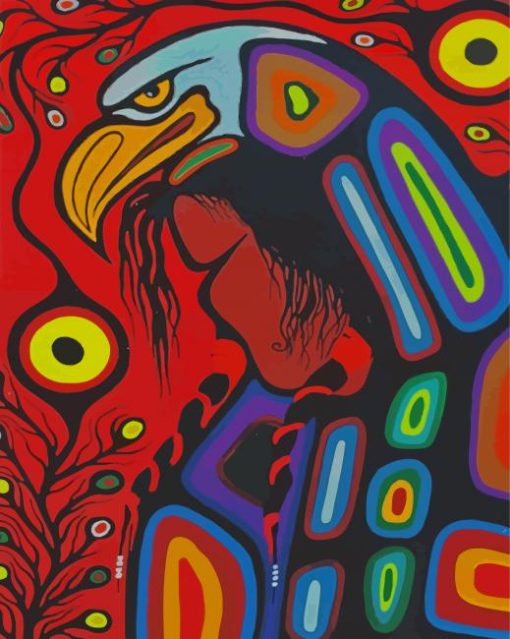 Abstract Canadian Indigenous Art Paint By Numbers