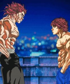 Aesthetic Yujiro Hanma Paint By Numbers