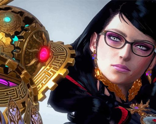 Aesthetic Bayonetta Paint By Numbers