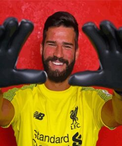 Alisson Goalkeeper Paint By Numbers