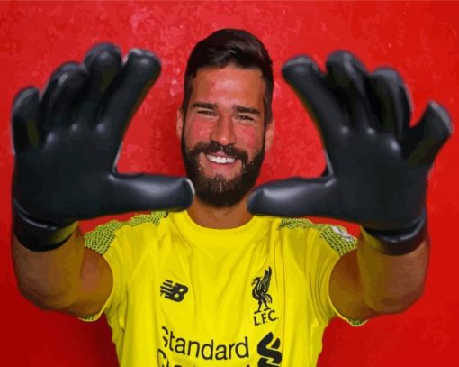 Alisson Goalkeeper Paint By Numbers