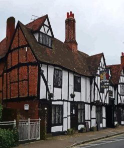 Amersham Houses In England Paint By Numbers