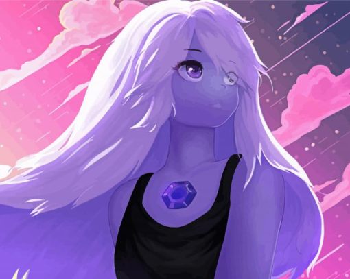 Amethyst Girl Paint By Numbers