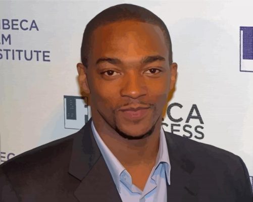 Anthony Mackie Paint By Numbers