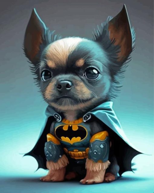 Bat Dog Paint By Numbers