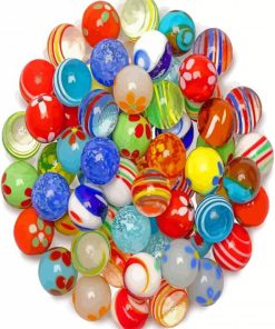 Beautiful Colorful Glass Marble Balls Paint By Numbers