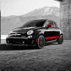 Black Fiat Abarth Paint By Numbers