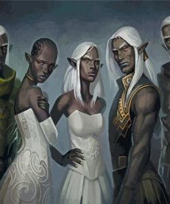 Black Elf Family Paint By Numbers