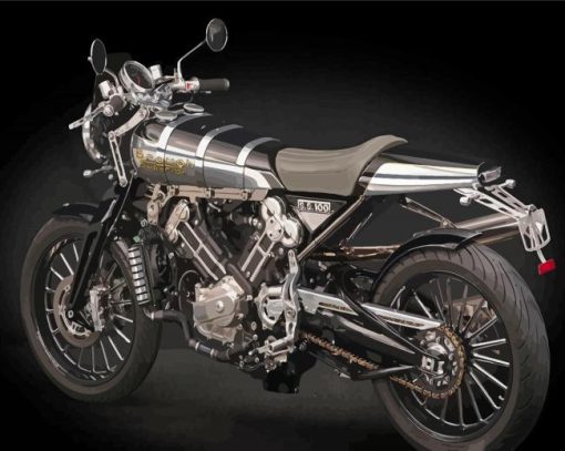 Brough Superior Super Sports Paint By Numbers