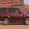 Brown Land Rover Defender Car Paint By Numbers