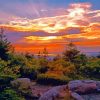 Cadillac Mountain Sunset Usa Paint By Numbers