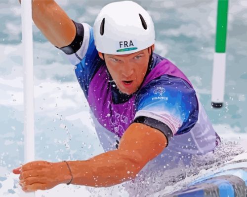 Canoe Slalom Paint By Numbers