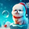 Christmas Puppy Paint By Numbers