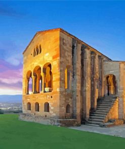 Church Of Santa Maria Del Naranco Asturias Spain Paint By Numbers