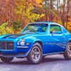 Cool 1970 Camaro Z28 Blue Paint By Numbers