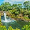 Cool Hawaii Waterfall Paint By Numbers