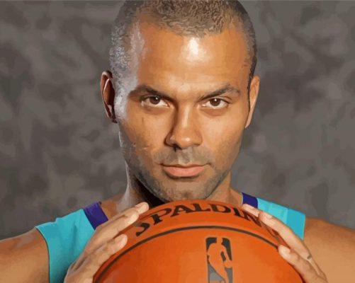 Cool Tony Parker Paint By Numbers