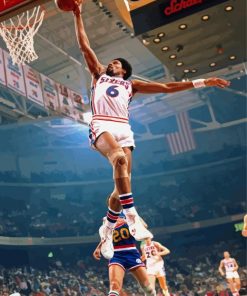 Cool Julius Erving Paint By Numbers