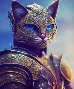 Cool Warrior Cat Paint By Numbers