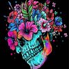 Flower Skulls Paint By Numbers