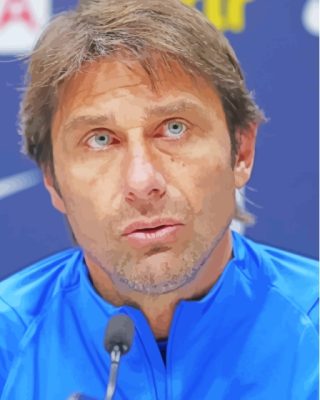 Footballer Antonio Conte Paint By Numbers