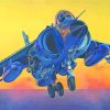 Harrier Jet Art Paint By Numbers