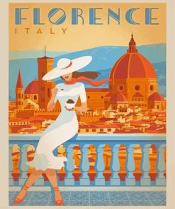 Italy Florence City Poster Paint By Numbers