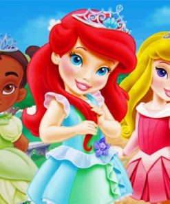 Little Princesses Paint By Numbers