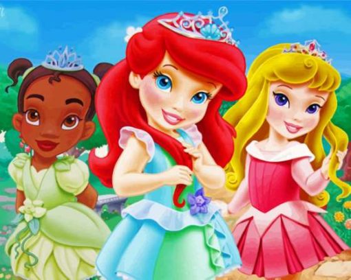 Little Princesses Paint By Numbers