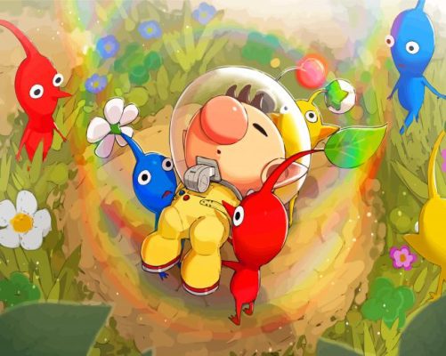 Nintendo Pikmine Characters Paint By Numbers