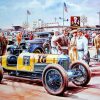 Old Race Cars Paint By Numbers