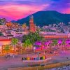 Puerto Vallarta City Paint By Numbers