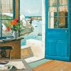 Raymond Wintz The Blue Door Paint By Numbers