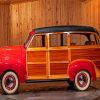 Red Woody Car Paint By Numbers