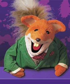 Red Fox Basil Brush Paint By Numbers