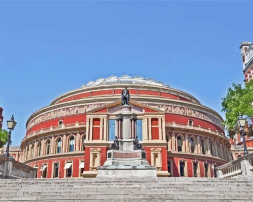 Royal Albert Hall Building Paint By Numbers