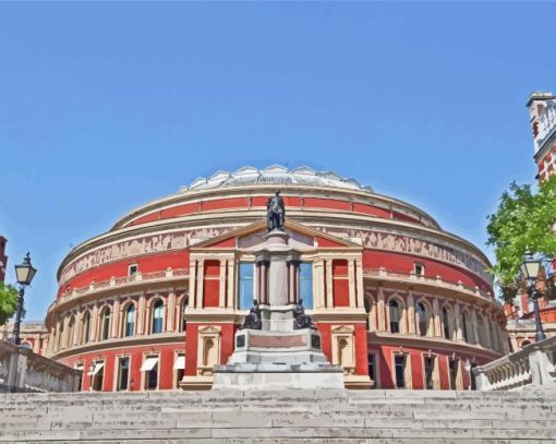 Royal Albert Hall Building Paint By Numbers