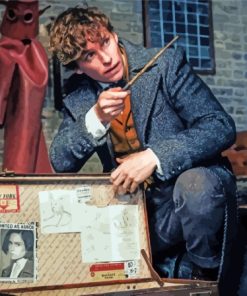 Secrets Of Dumbledore Newt Scamander Paint By Numbers