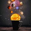 Space Planets Cup Paint By Numbers