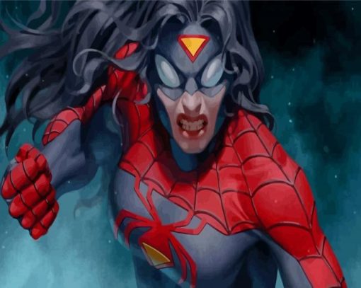 Spider Woman Paint By Numbers