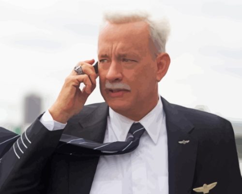 Sully Miracle On The Hudson Tom Hanks Paint By Numbers