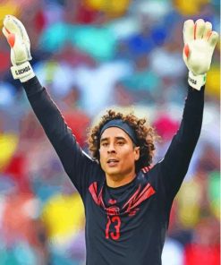 The Footballer Guillermo Memo Ochoa Paint By Numbers