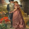 Victorian Love Couple Paint By Numbers